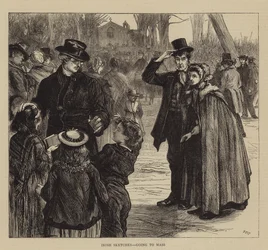 Irische Skizzen, auf dem Weg zur Messe